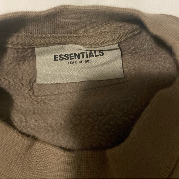 Fear of God Essentials Tan Sweatshirt - Picture 3 of 6